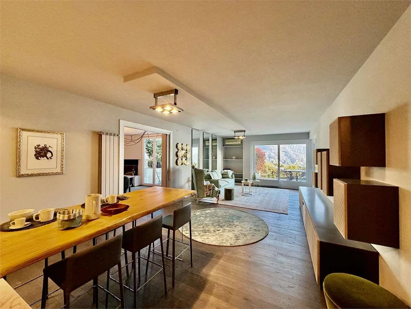 Appartement 3.5 pièces avec vue sur le lac à Porza (Lugano) à louer - Photo 5 sur 13