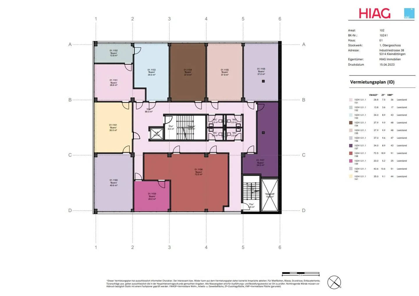 Bureaux attrayants de 20 à 494 m² avec vue à louer - Photo 3 sur 7