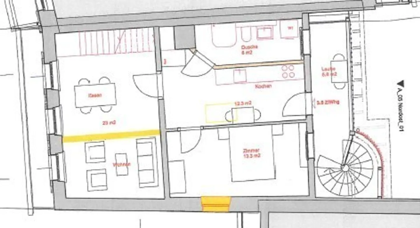 3.5-room maisonette for rent in the historic center of Klingnau! - Photo 13 of 14