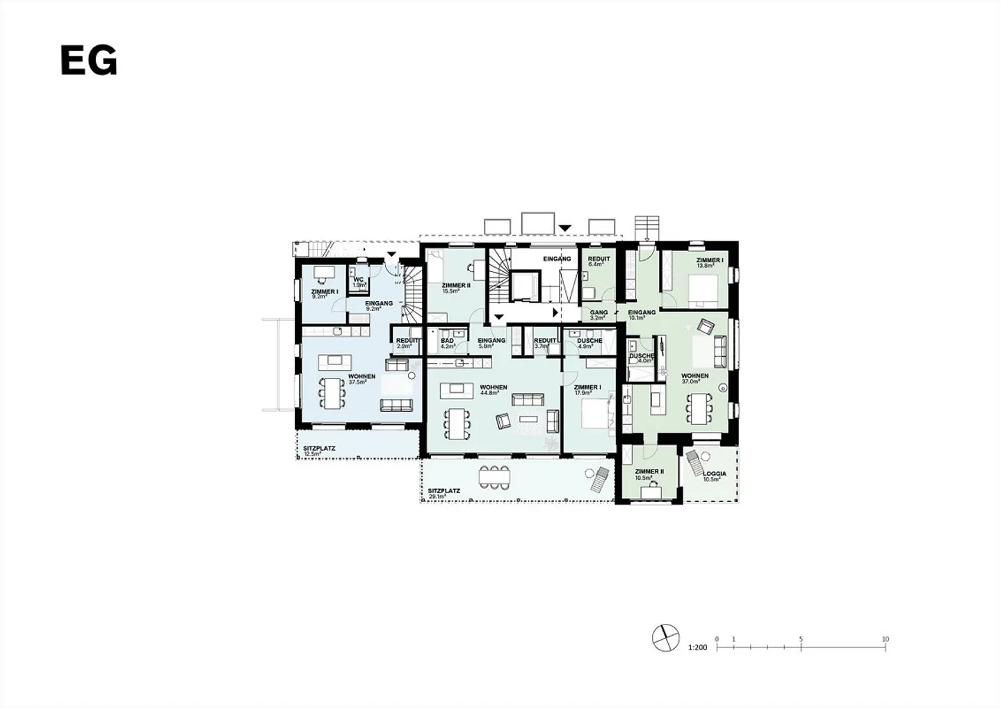 Charmante Wohnung in Blauen - Foto 4 von 6
