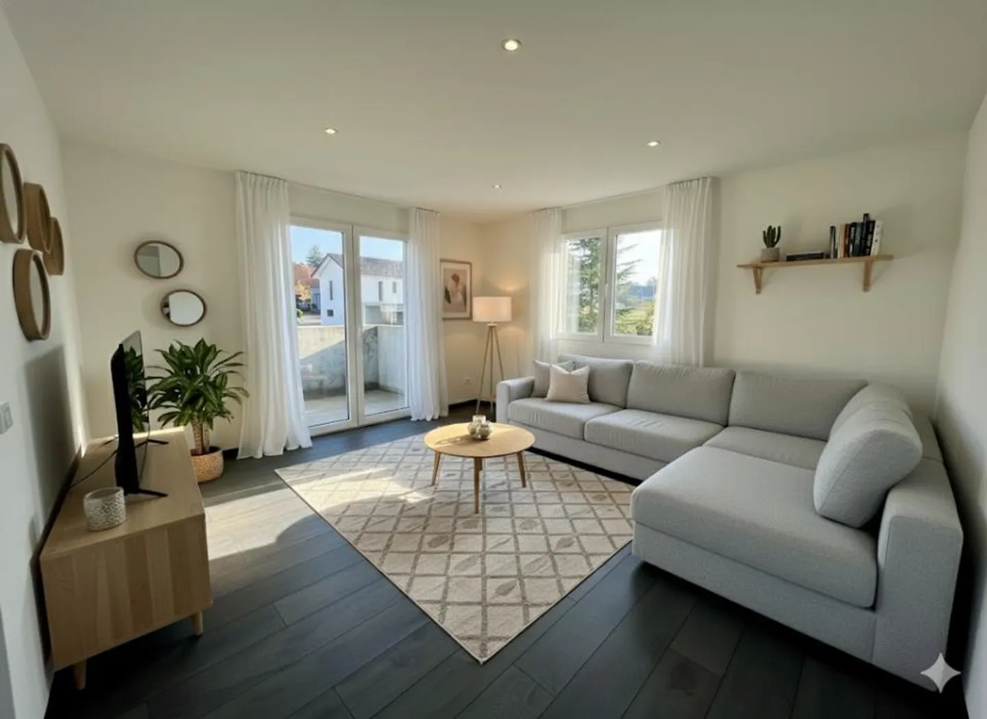 Wohnung mit 4.5 Zimmern und Balkon - Photo 1 sur 13