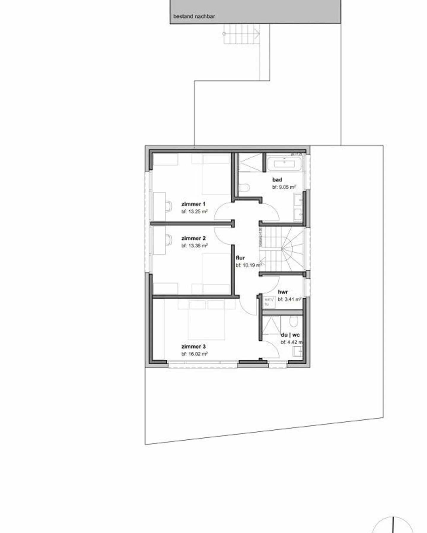 Genehmigtes Einfamilienhausprojekt - Foto 10 von 12