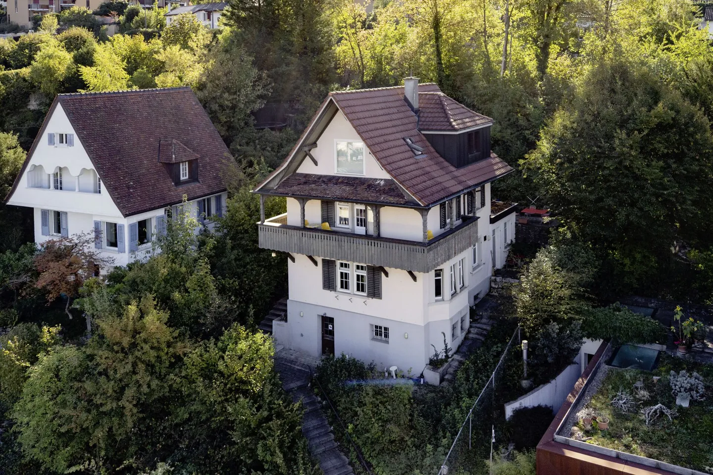 Single-family house with garden and view of the city of Baden - Photo 1 of 9