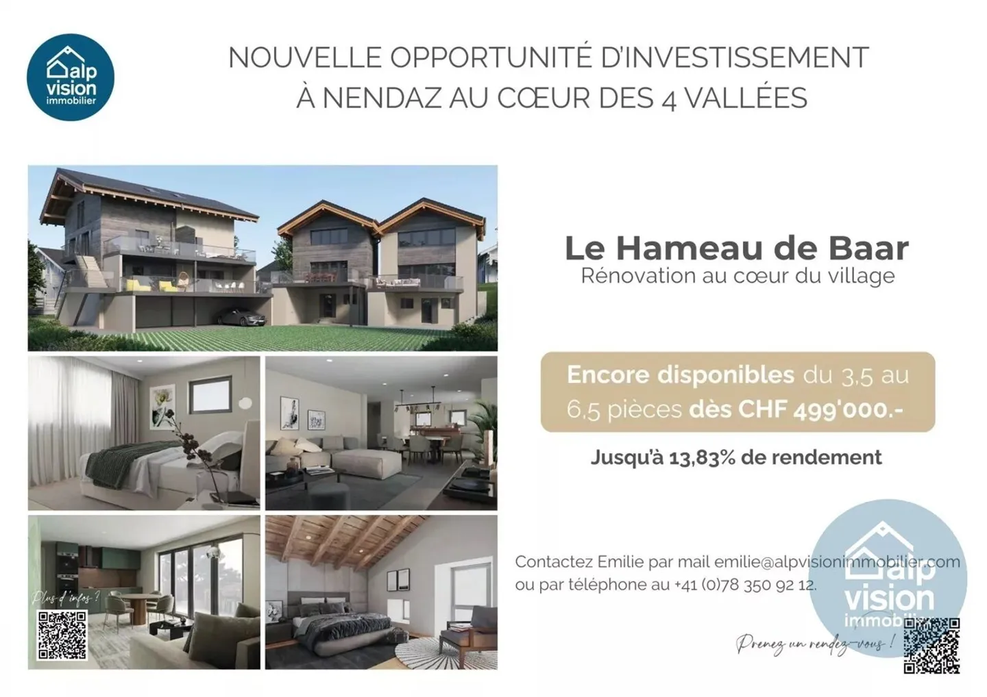 PROGRAMME NEUF A BAAR DANS LES ALPES SUISSES - Photo 13 sur 13