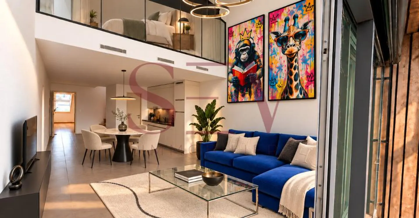 Duplex contemporaneo a Gollion - Foto 3 di 5