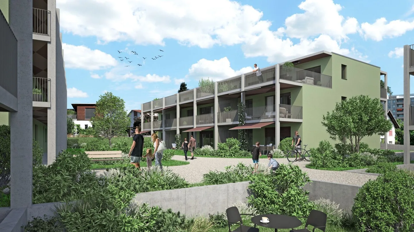 Appartamento giardino esclusivo di 3,5 stanze a Biberist - Foto 1 di 10