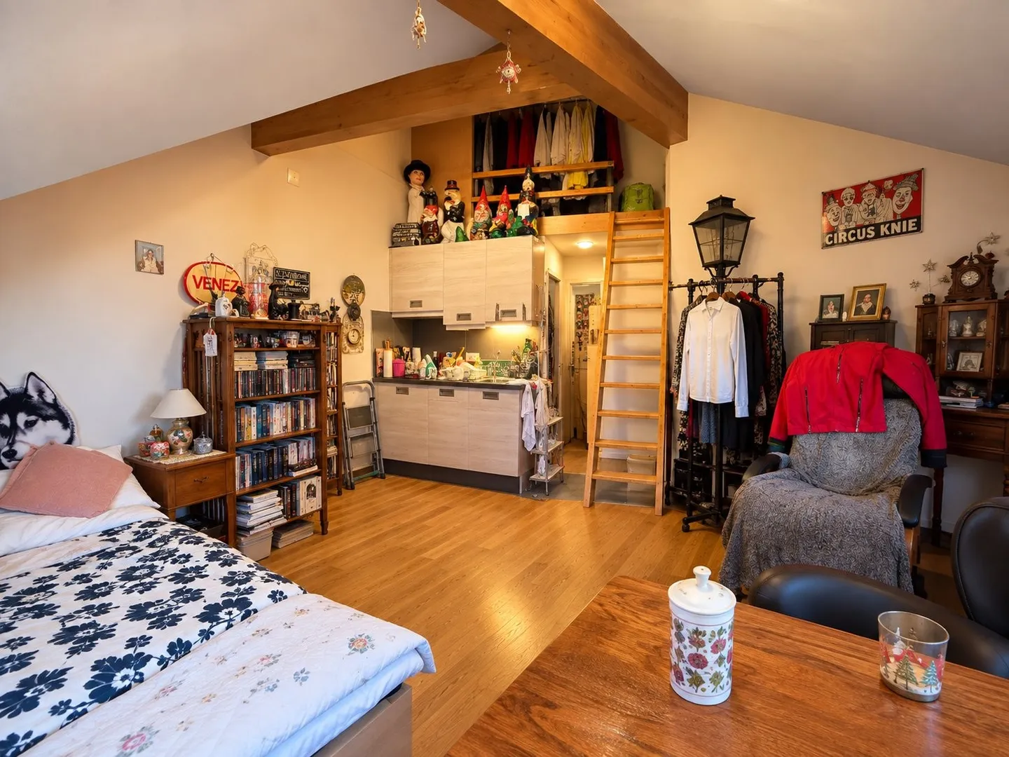Charmantes Studio zur Miete in Moiry - Foto 1 von 6