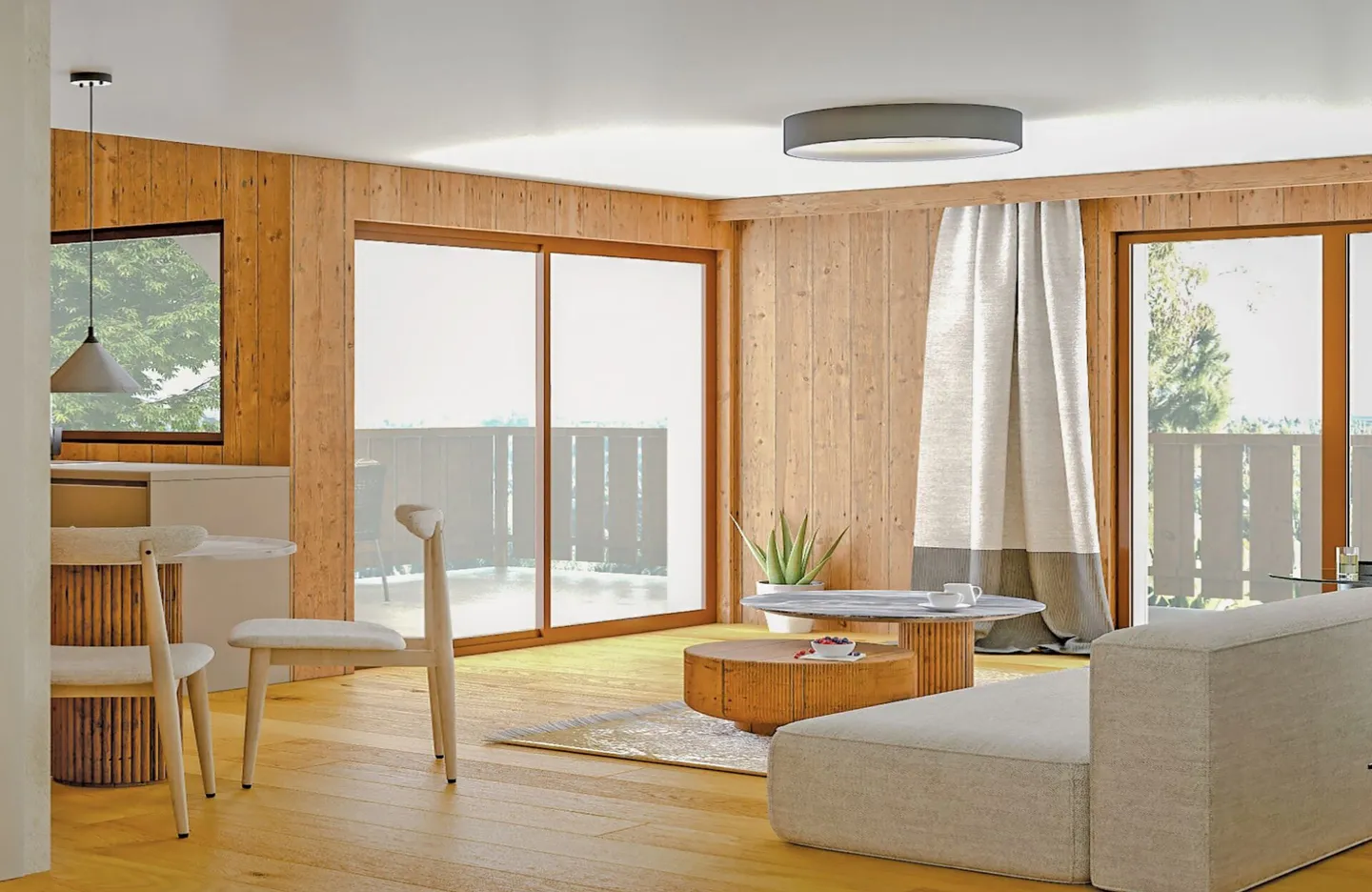 4.5-room apartment in a beautiful chalet. - Photo 3 of 12