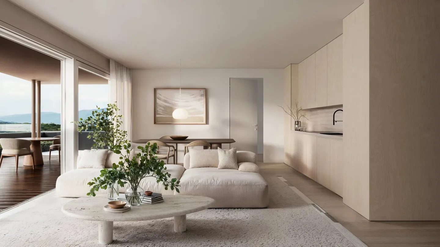 Savièse 16 appartements et une villa avec vue panoramique, au cœur d'une résidence écologique de haut standing - Photo 22 sur 35