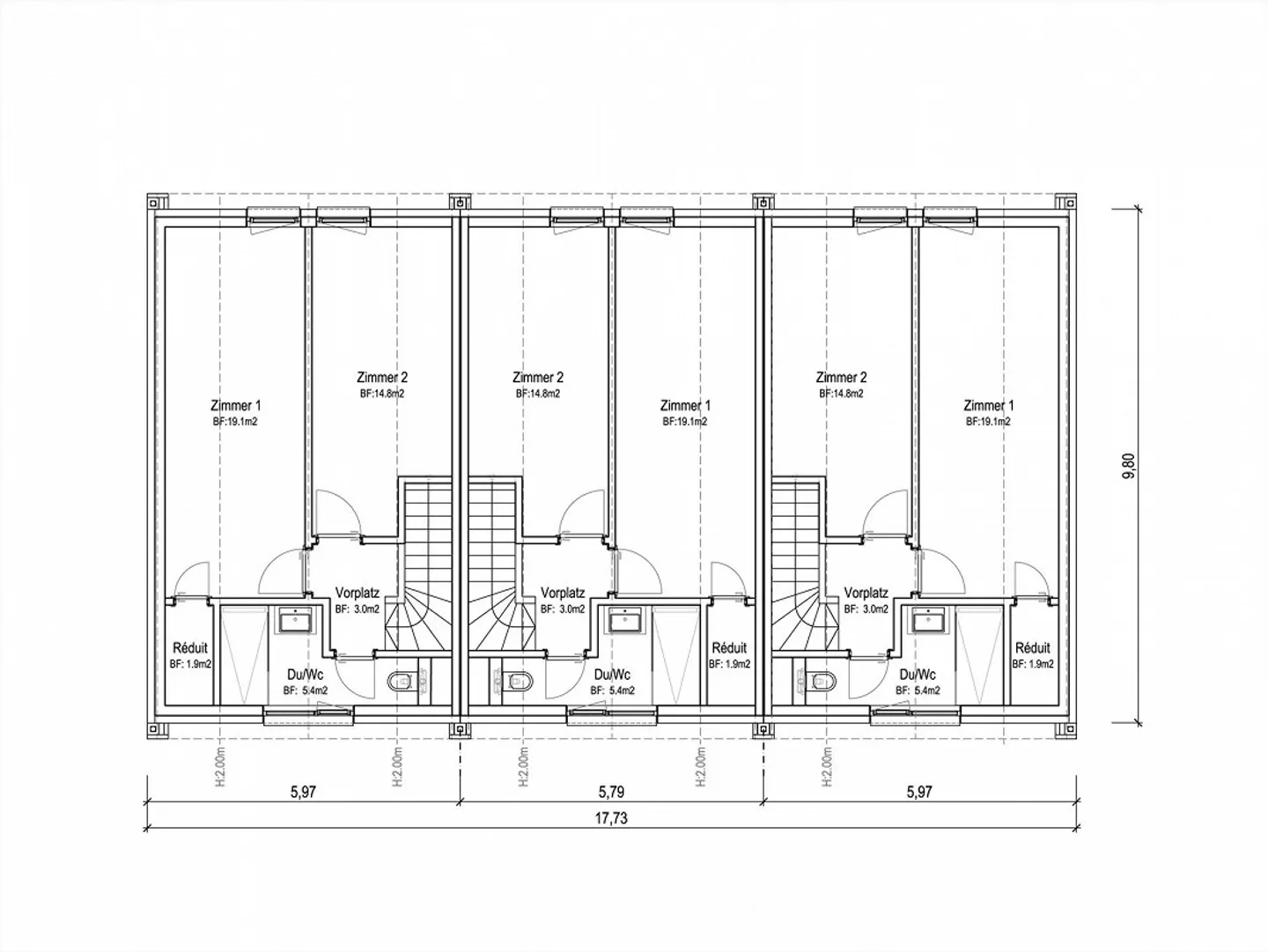 3.5 Zimmer Reihenhaus - Foto 9 von 9