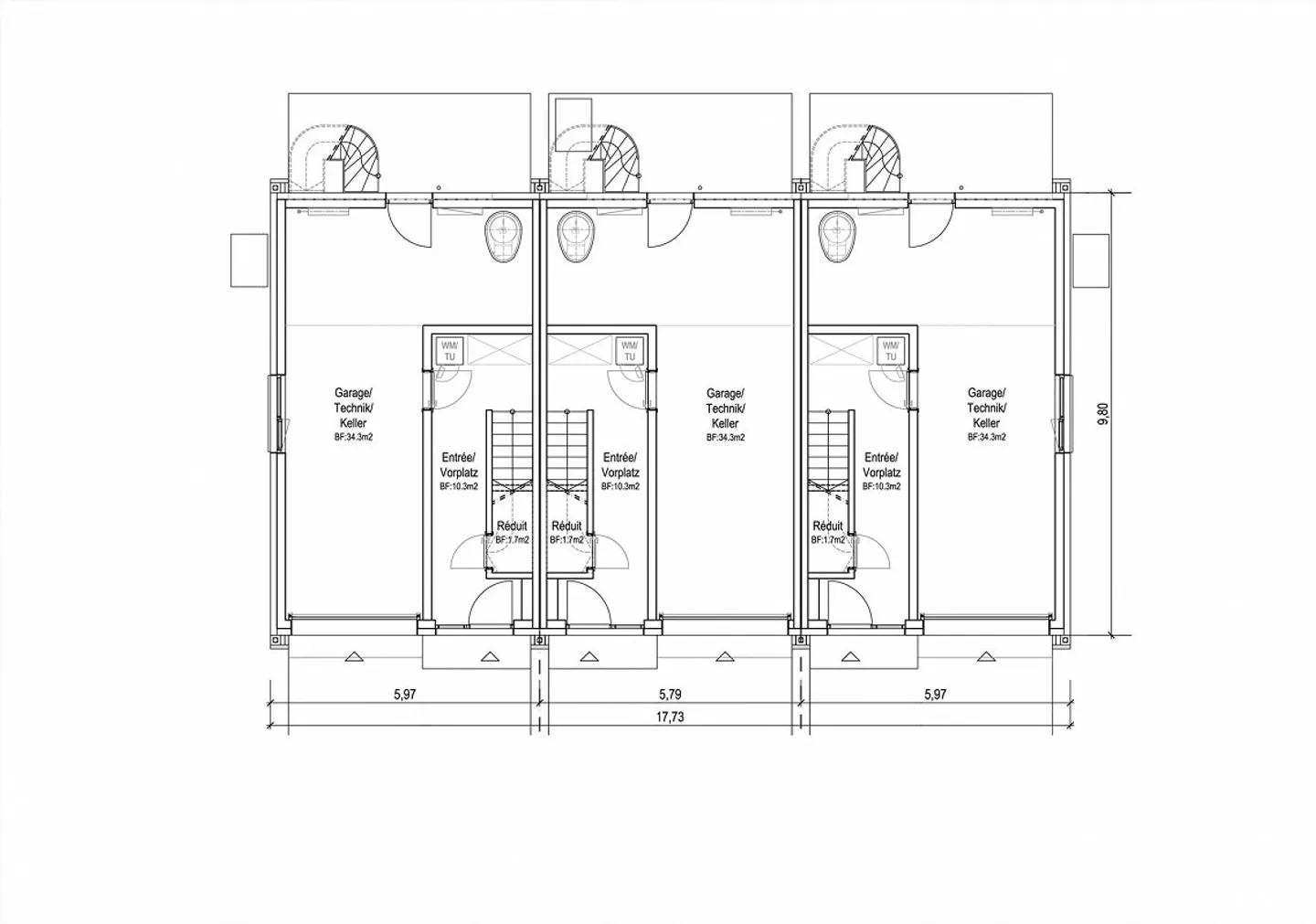 3.5 Zimmer Reihenhaus - Foto 7 von 9