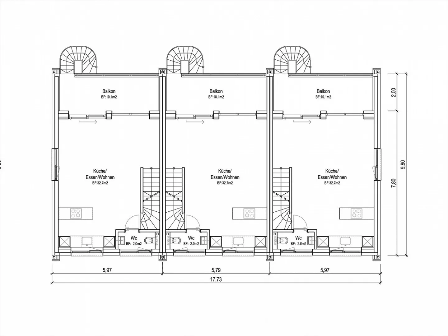 3.5 Zimmer Reihenhaus - Foto 8 von 9