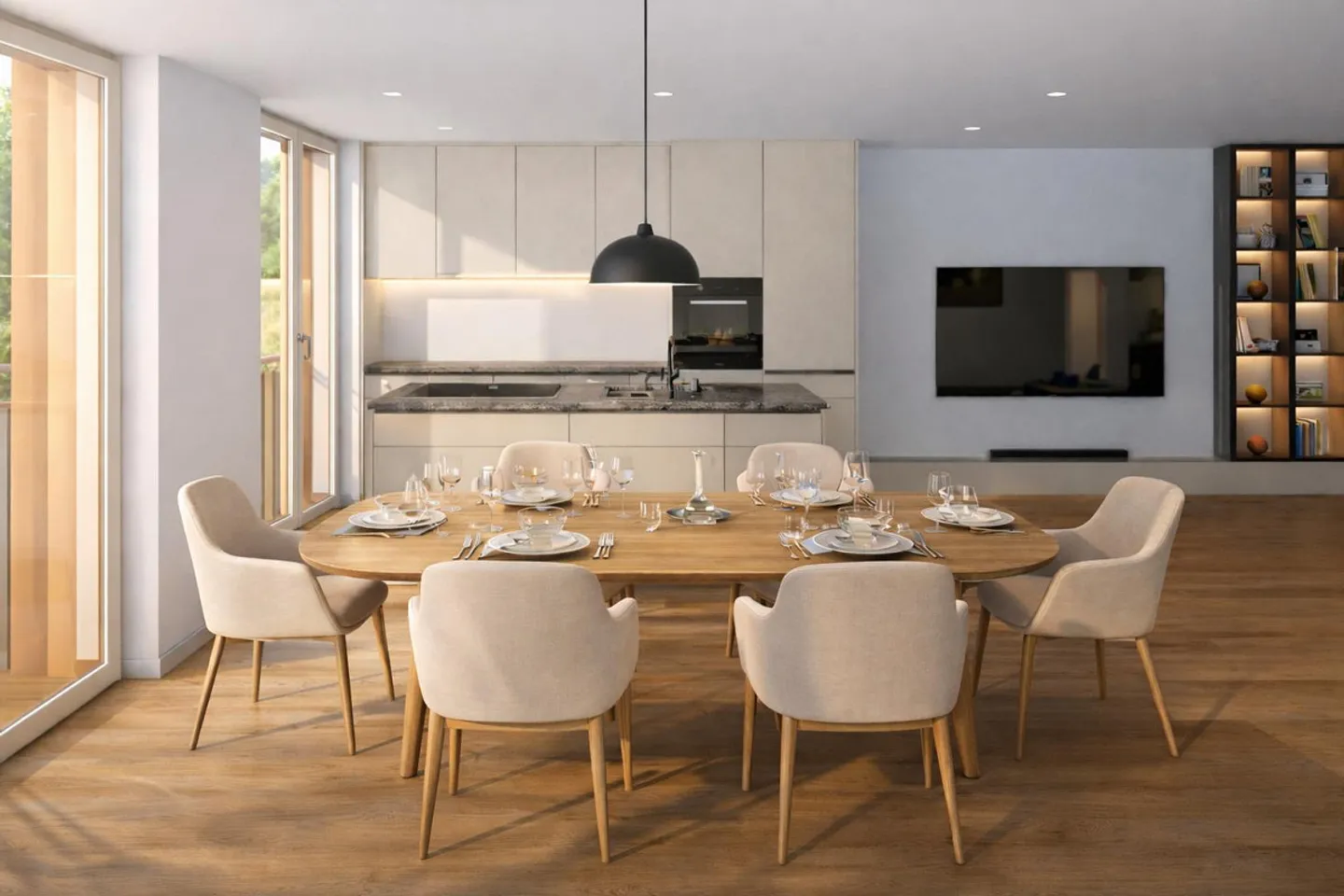 Modernes Apartment in Feuerthalen - Foto 1 von 9