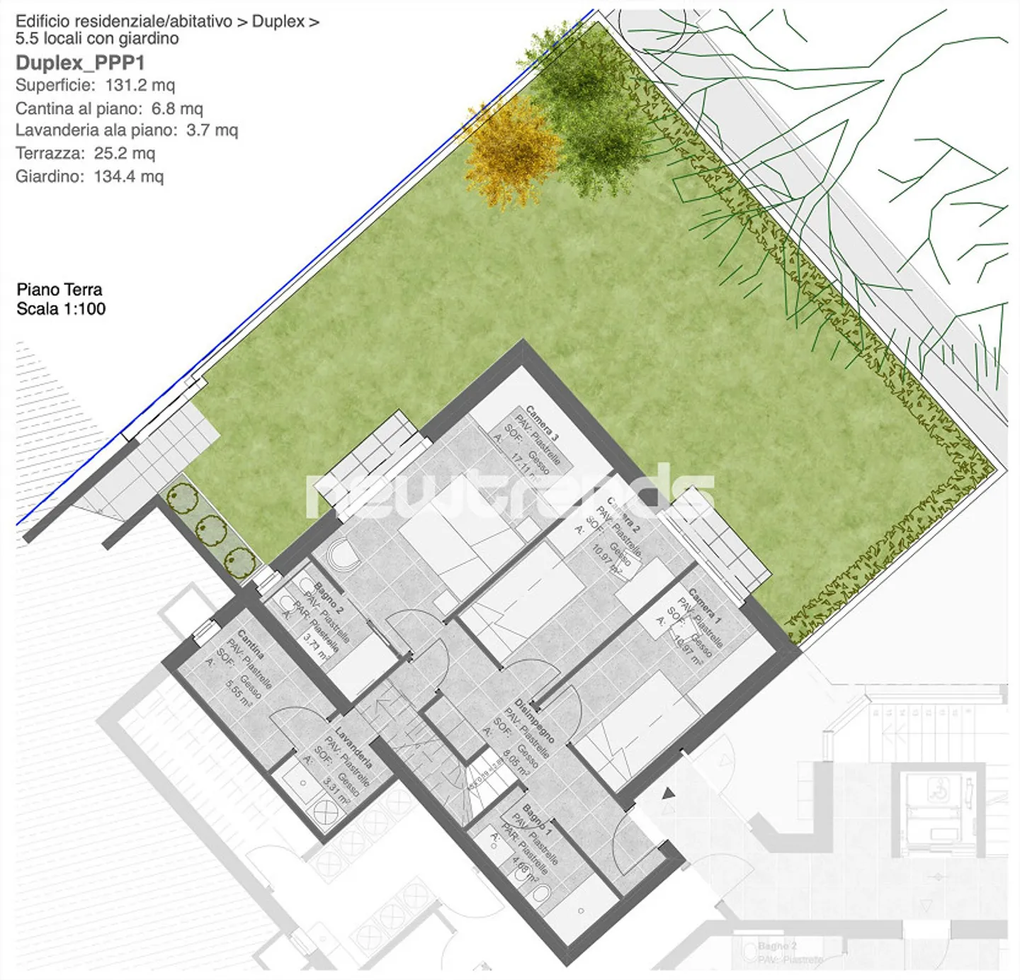 Tesserete: Duplex 5.5 rooms in an exclusive context of 8 units - Photo 12 of 16