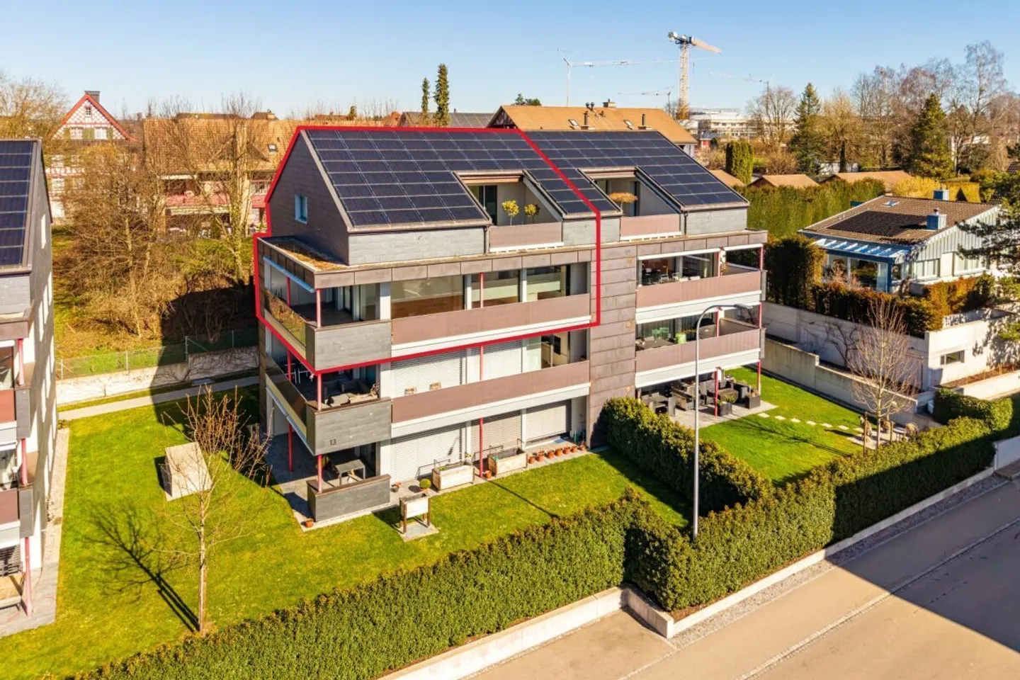 Le panorama rencontre le confort de vie - Penthouse de 6,5 pièces avec vue sur l'Alpstein - Photo 6 sur 14