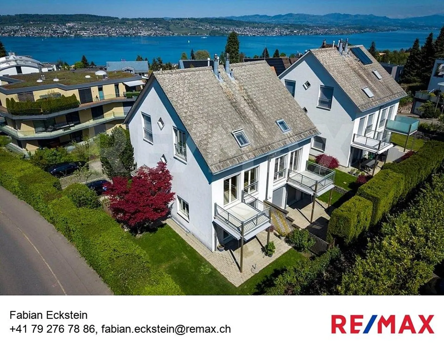 Charmantes Minergie-Duplex mit Seesicht - Foto 1 von 13