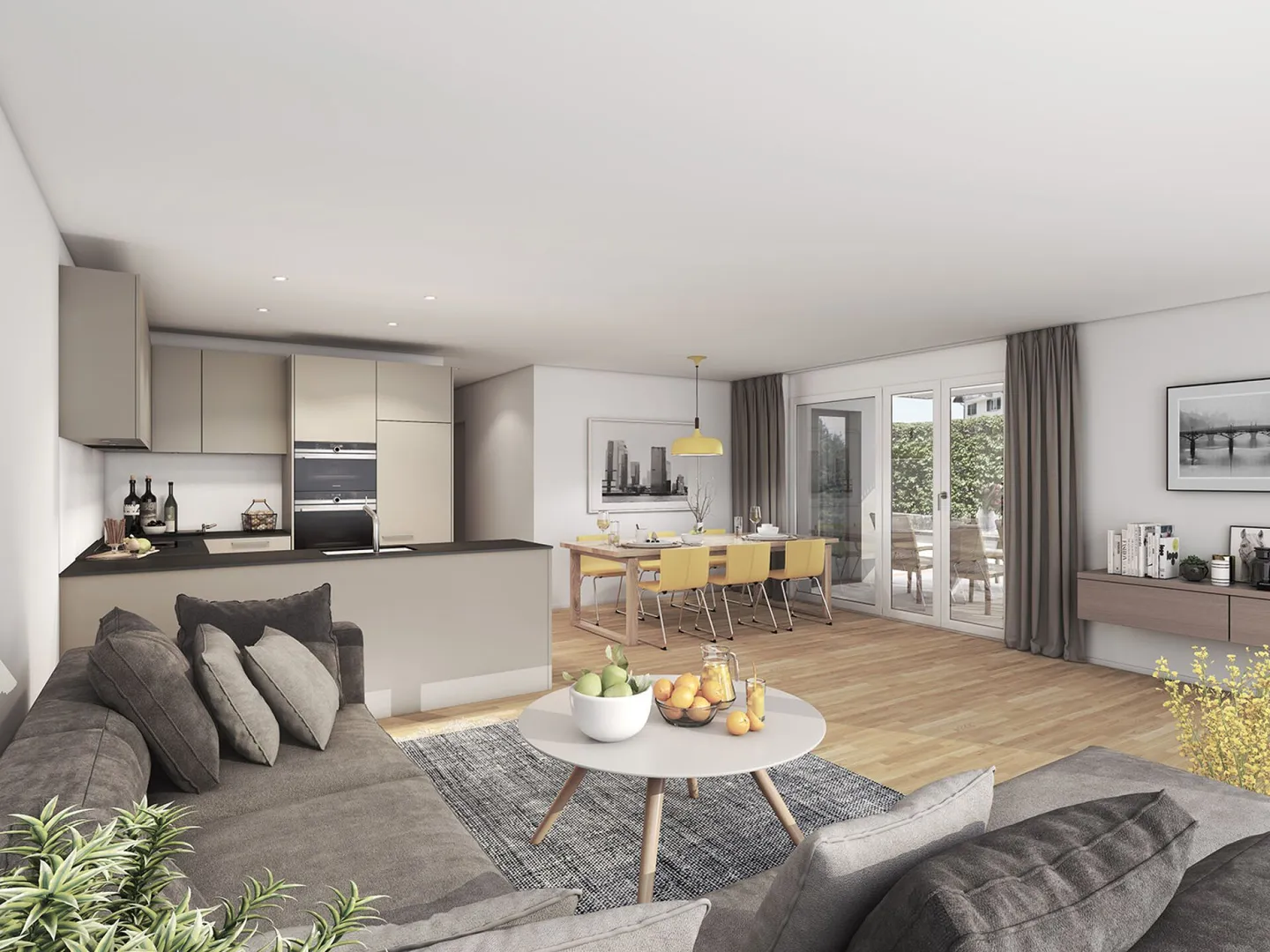 Nouveau projet de construction «Centre» / Vivre au centre. Vivre tranquillement. - Photo 1 sur 3