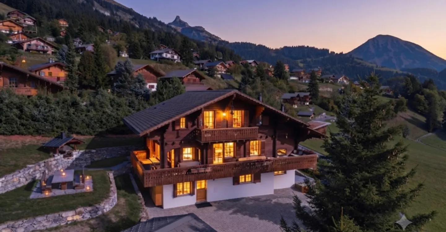 Chalet with home cinema - indoor jacuzzi - panoramic view - Photo 1 of 9