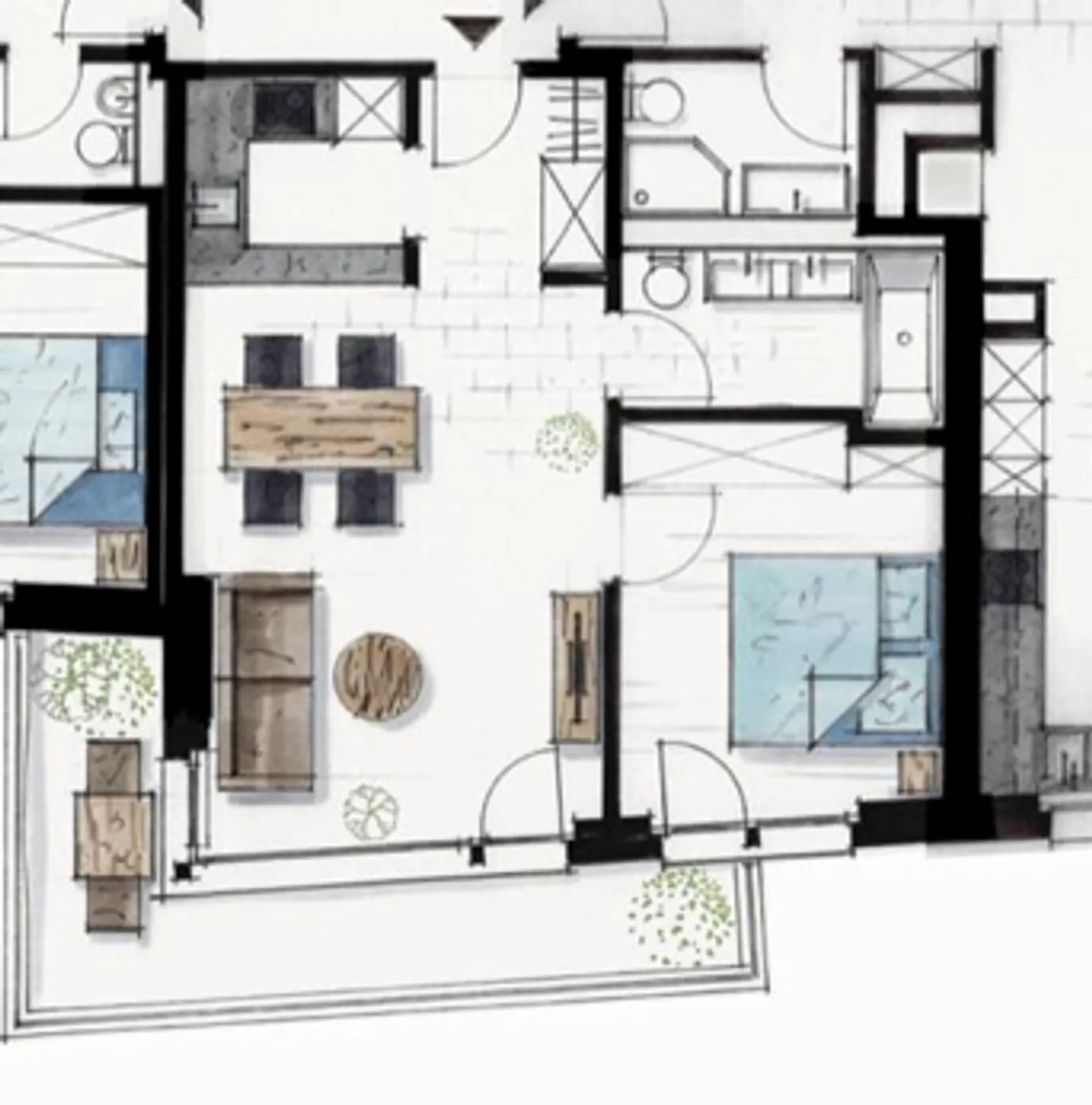 Bella appartamento di 2,5 stanze con balcone e garage nel parcheggio sotterraneo - Foto 5 di 5