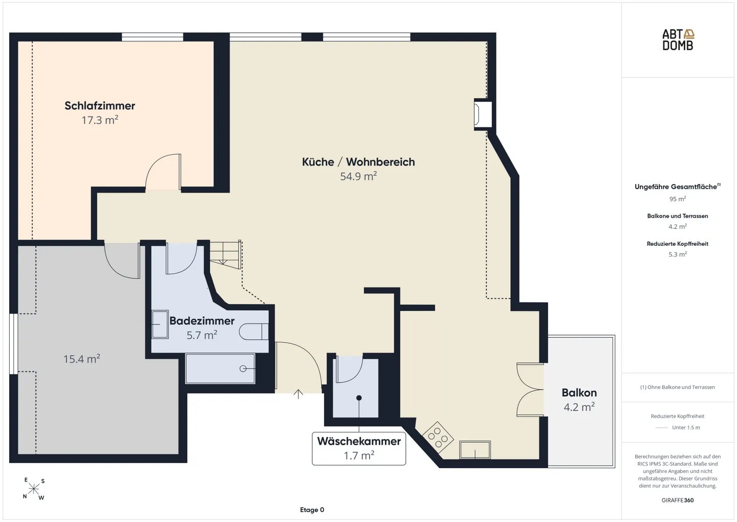 Spacious Maisonette Apartment with Balcony and Fireplace - Photo 16 of 17