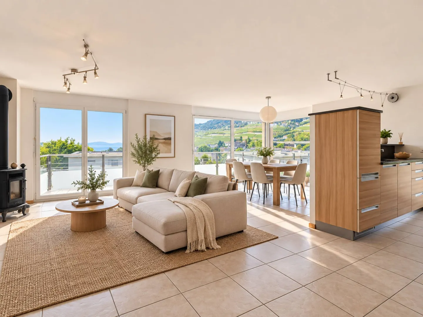 Geräumige 4,5-Zimmer-Wohnung in ruhiger und grüner Umgebung - Foto 4 von 13