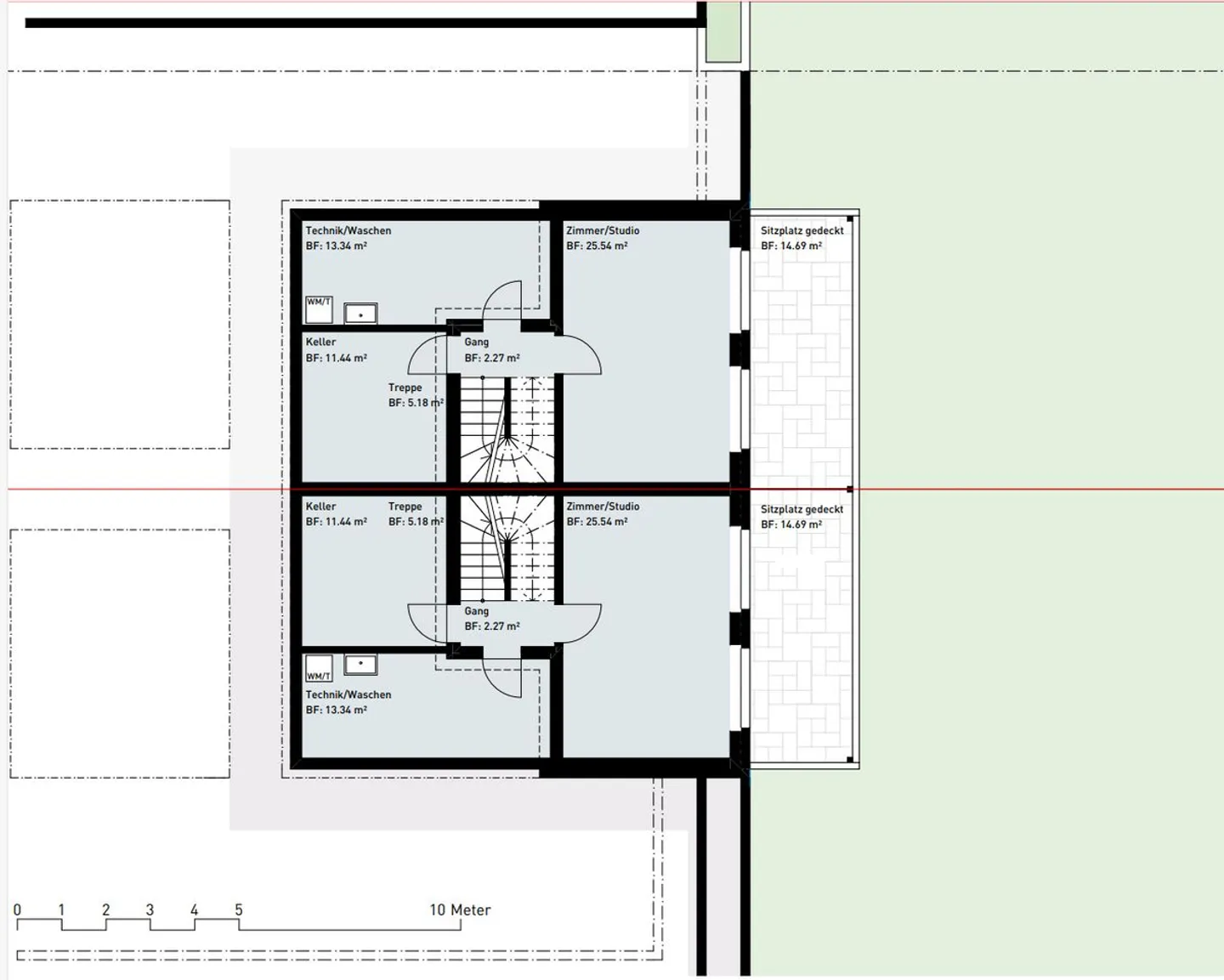 Duplex moderno al confine del bosco - Foto 5 di 12