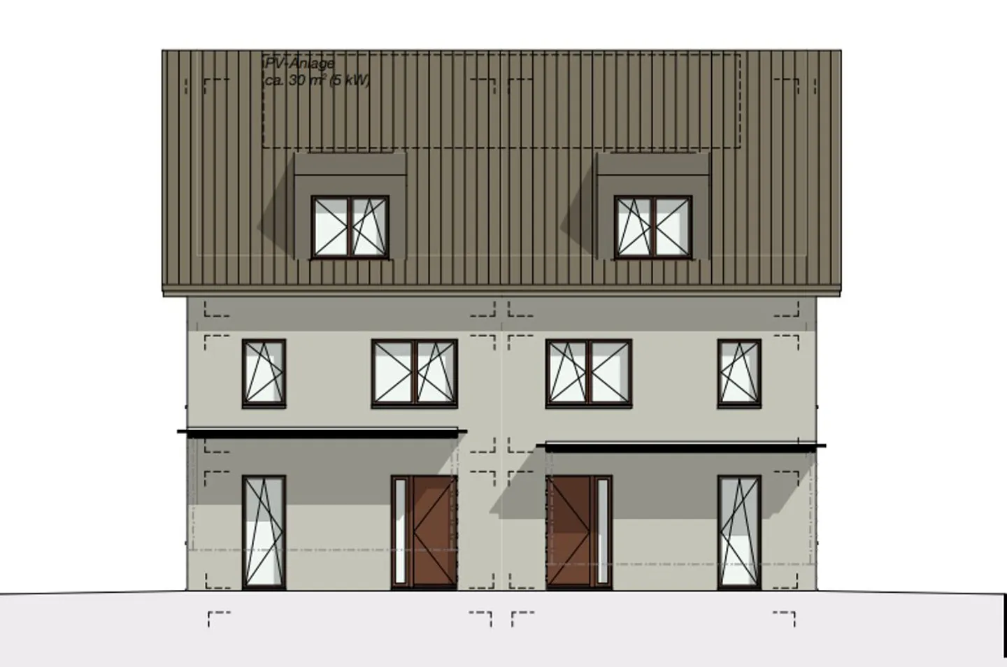 Duplex moderno al confine del bosco - Foto 9 di 12