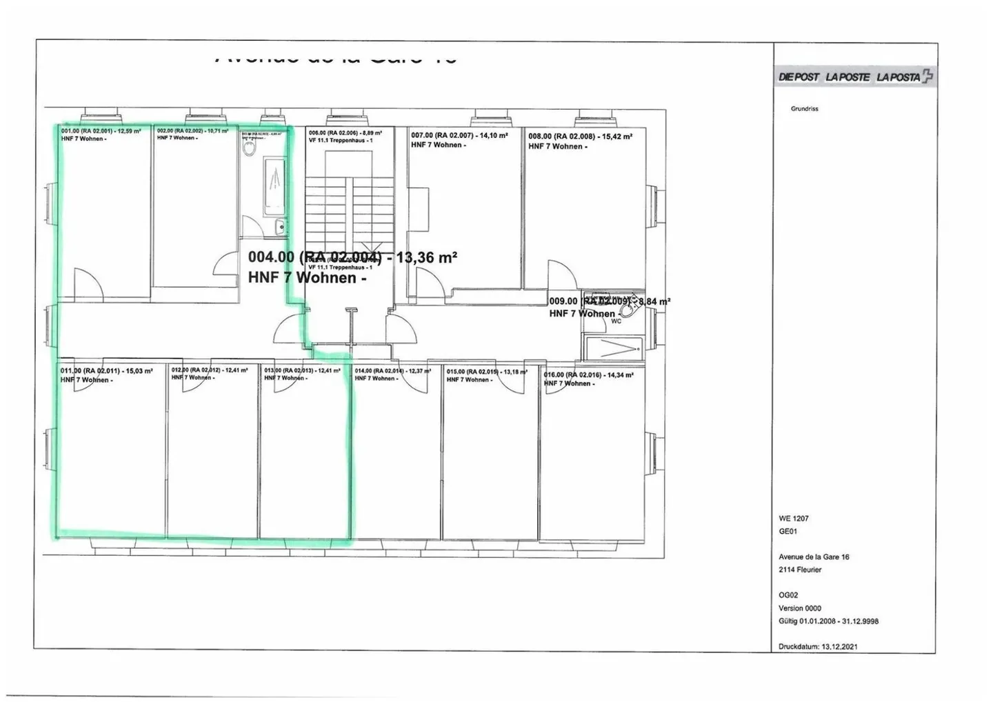 Charmante Wohnung in Fleurier - Foto 2 von 11