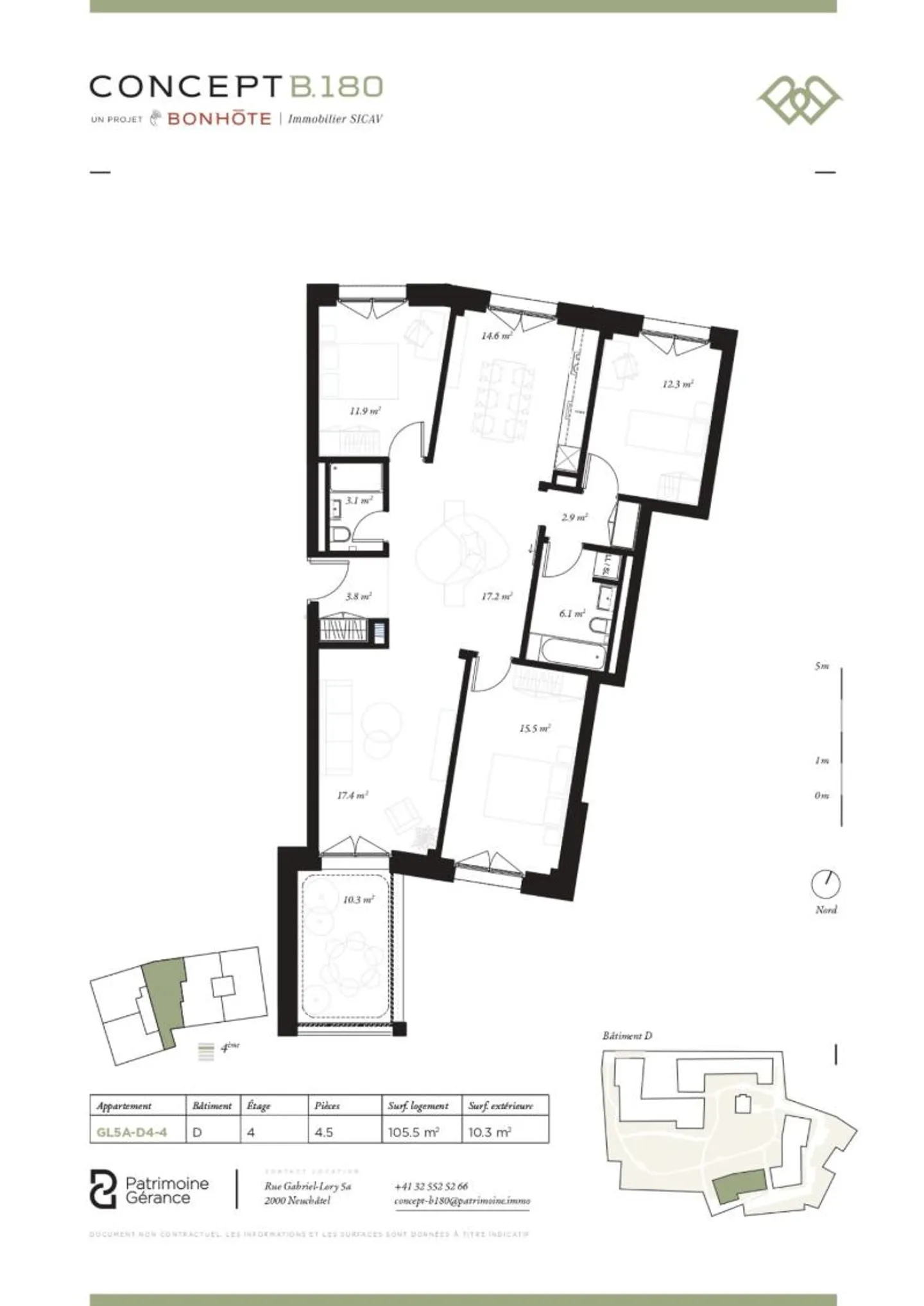 DISCOVER CONCEPT B.180 - NEW 4.5-ROOM APARTMENT - Photo 8 of 8
