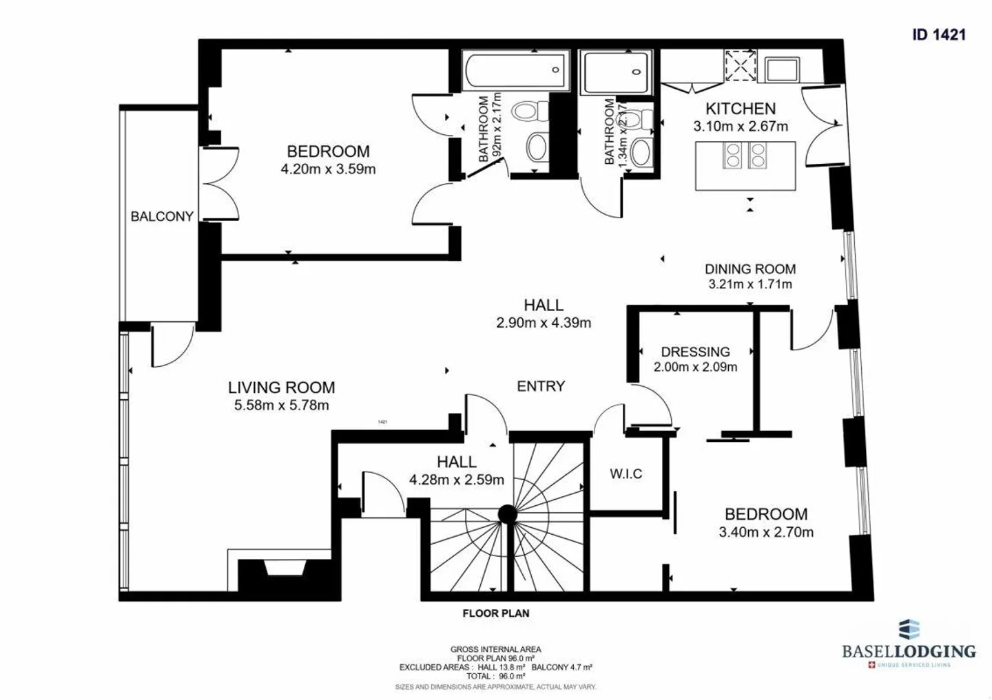 Unique Serviced Living @ Aeschenplatz - Foto 10 di 10