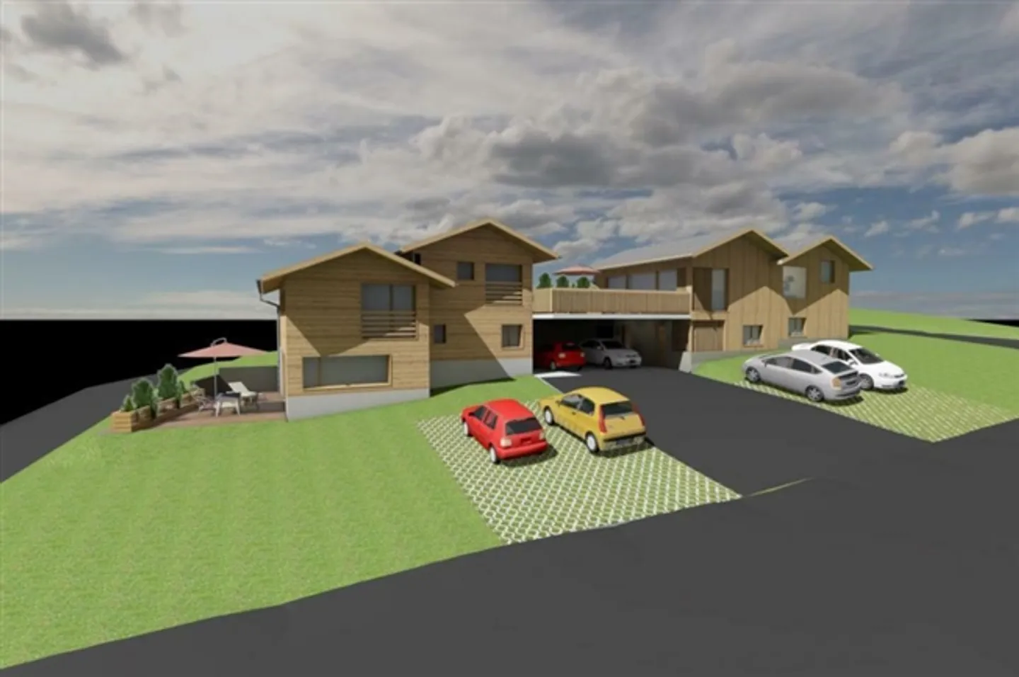 Nouvelle construction! 2 maisons jumelées de style chalet! - Photo 1 sur 5