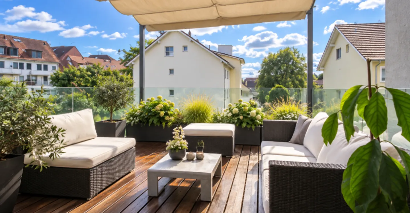 Duplex penthouse apartment with 5.5 rooms of 180m2 in a green setting - Photo 1 of 12