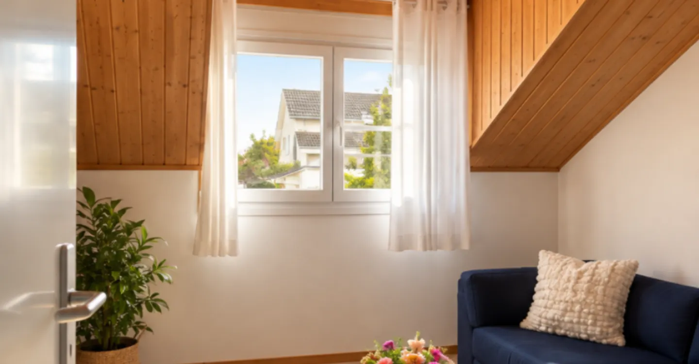 Duplex penthouse apartment with 5.5 rooms of 180m2 in a green setting - Photo 10 of 12