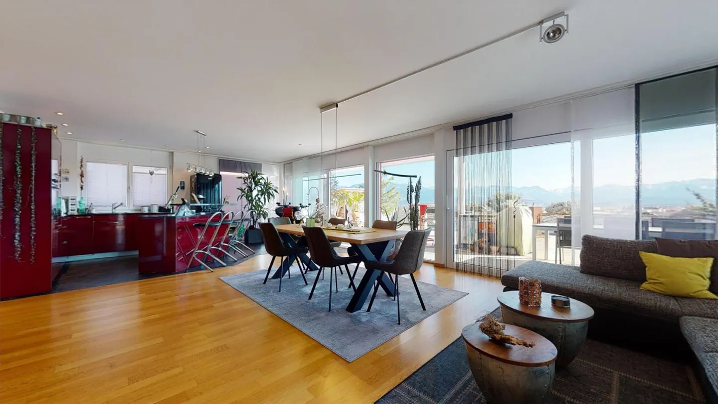 Moderne Terrassenwohnung mit Bergsicht - Foto 5 von 29
