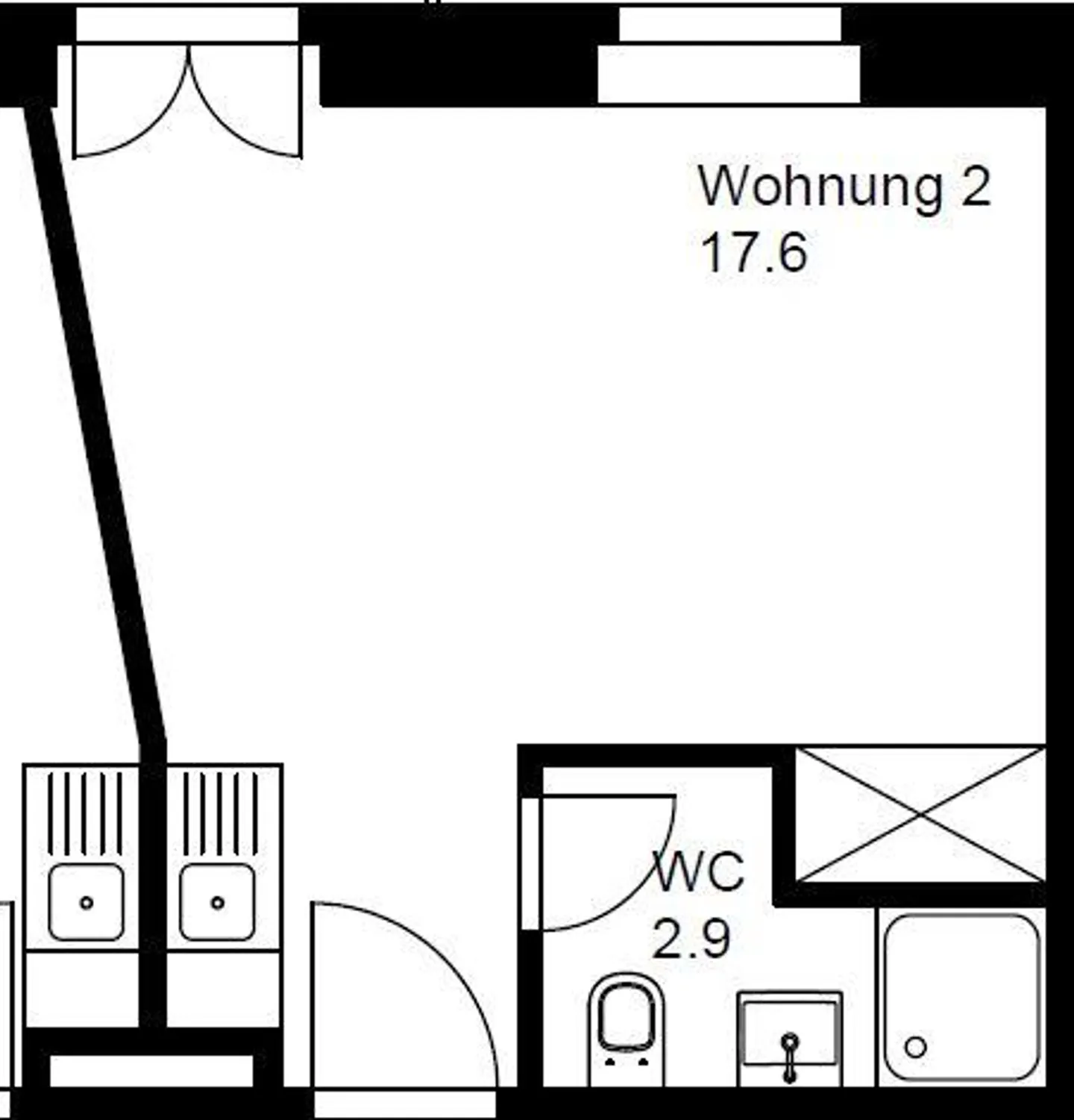 Studio in perfect location in Zurich-Wiedikon - Photo 5 of 5