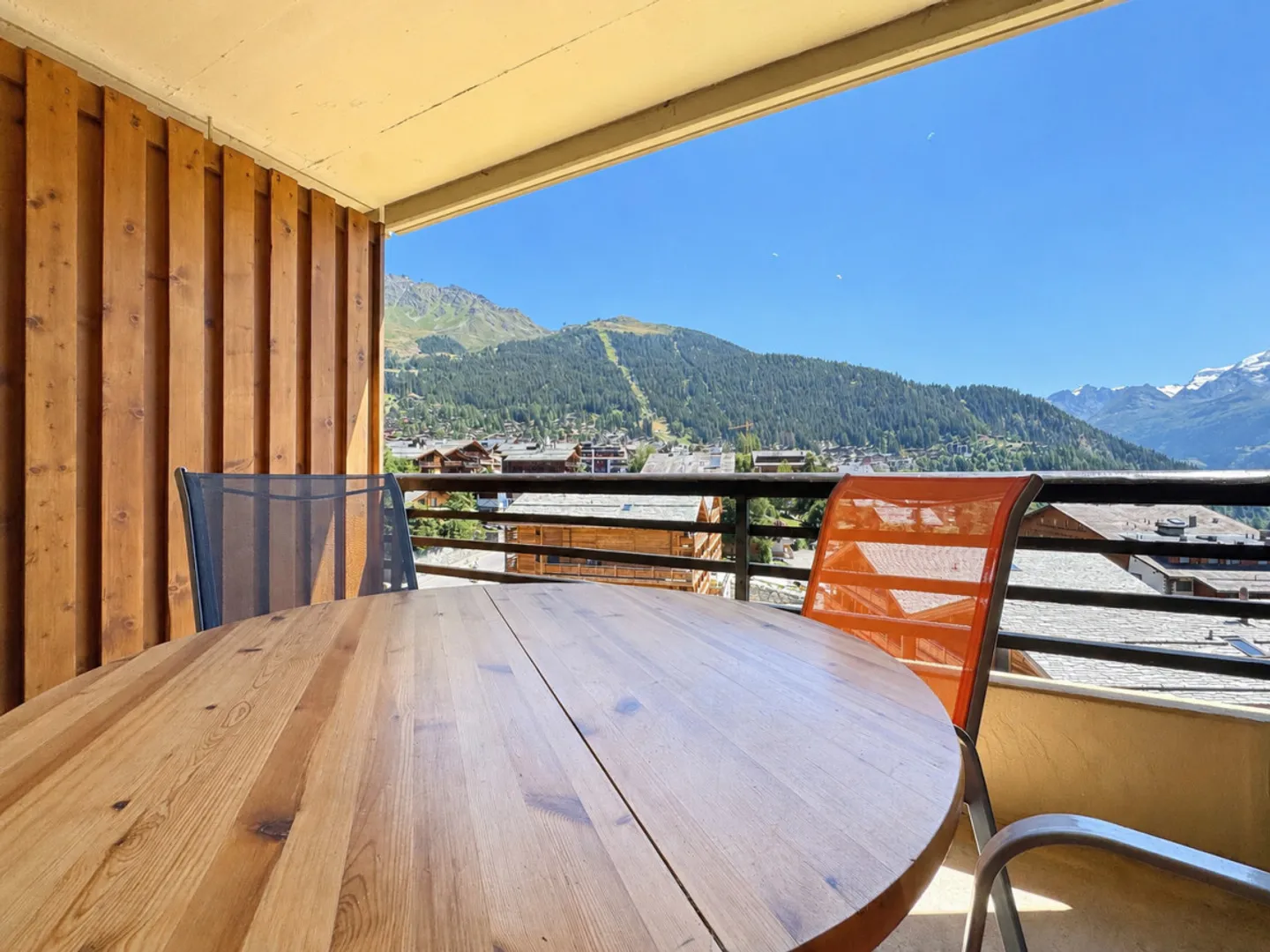 STUDIO CON BALCONE E VISTA LIBERA NEL CUORE DI VERBIER - Foto 1 di 6
