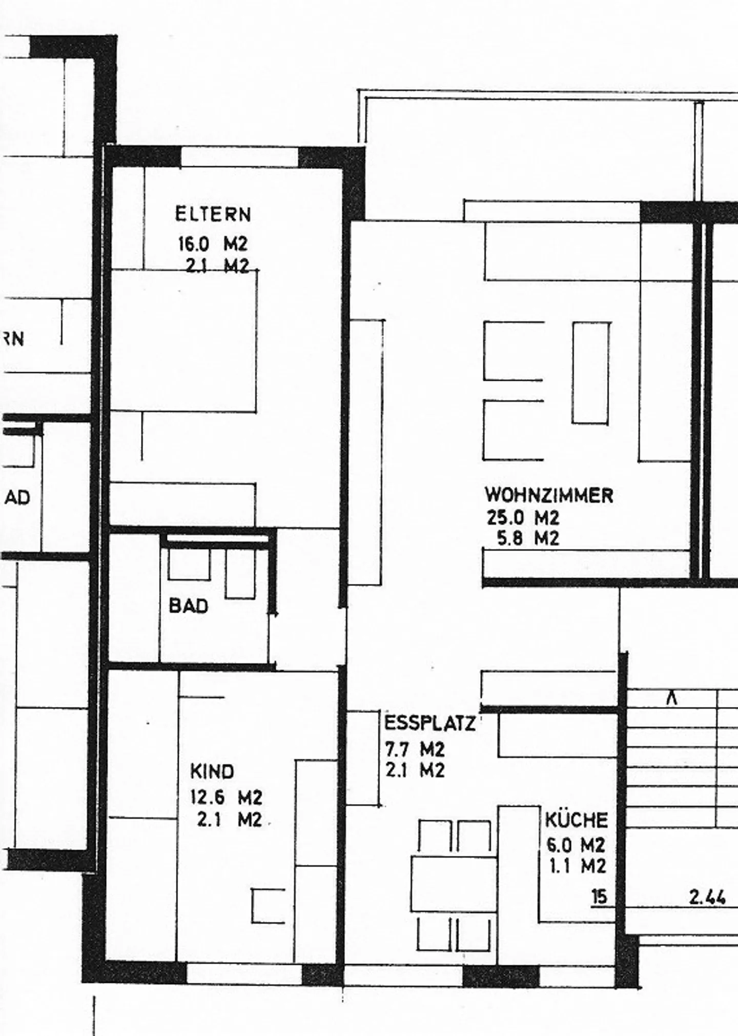 3.5 Zimmerwohnung in Dällikon - Photo 3 of 3