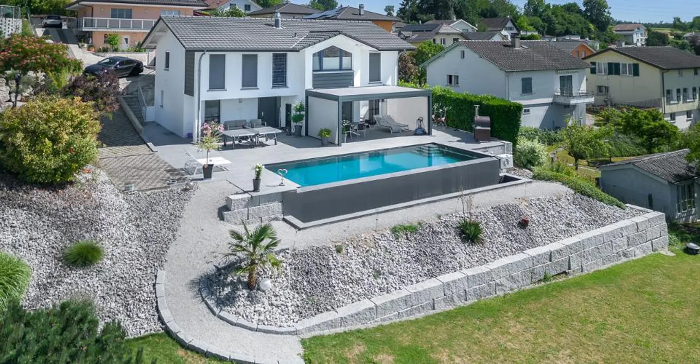Payerne, à vendre, villa individuelle, moderne de 250 m2 avec piscine - Photo 6 of 12
