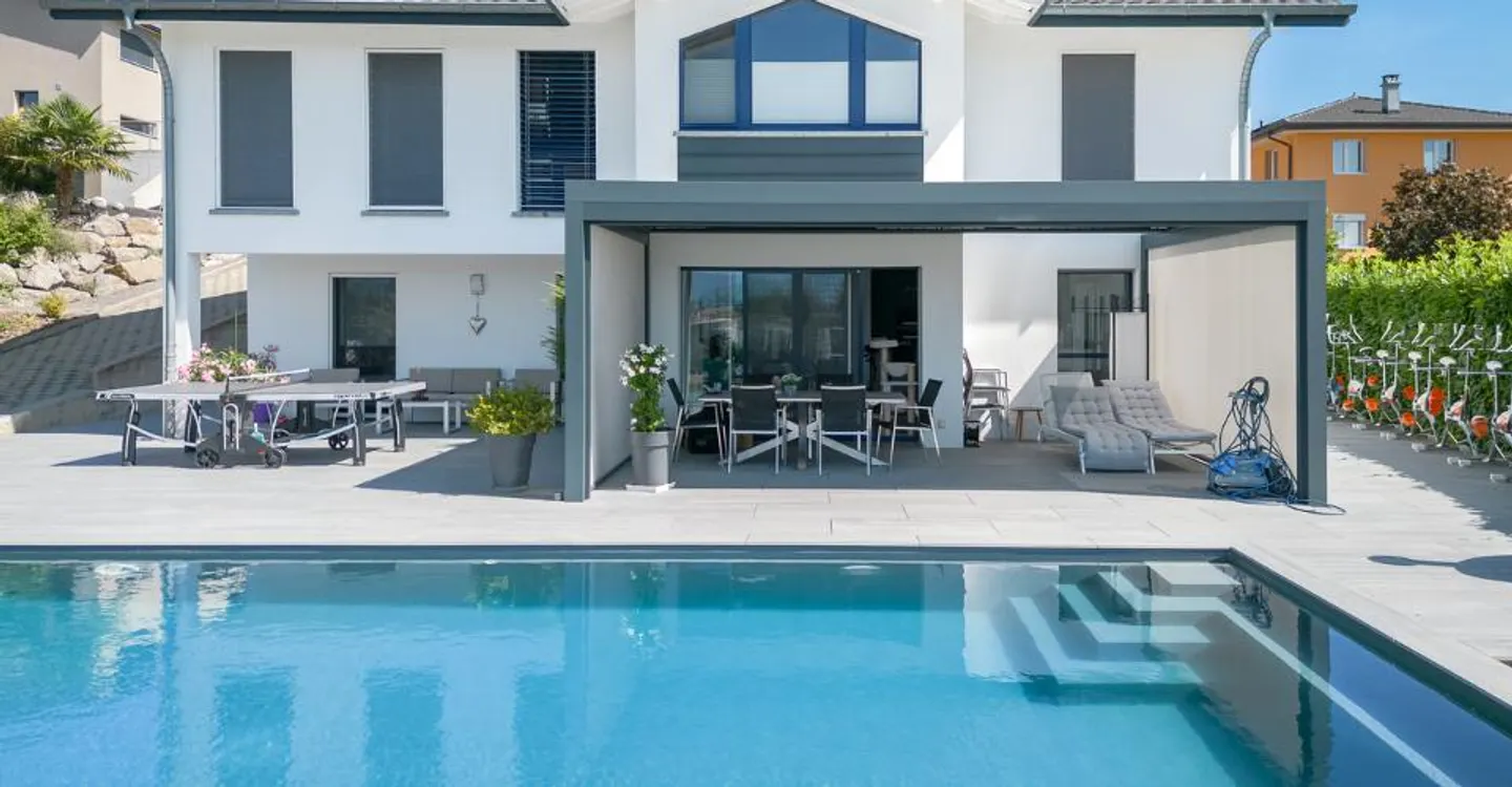 Payerne, à vendre, villa individuelle, moderne de 250 m2 avec piscine - Photo 5 of 12