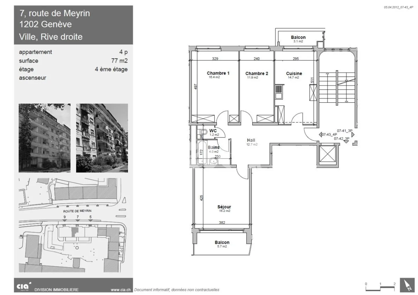 Appartement Charmant à Genève - Photo 2 sur 2