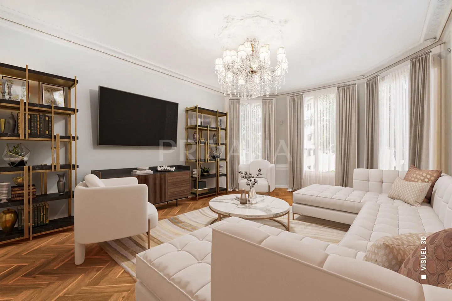 Appartement magnifique avec des normes élevées sur le côté droit - Photo 1 sur 6