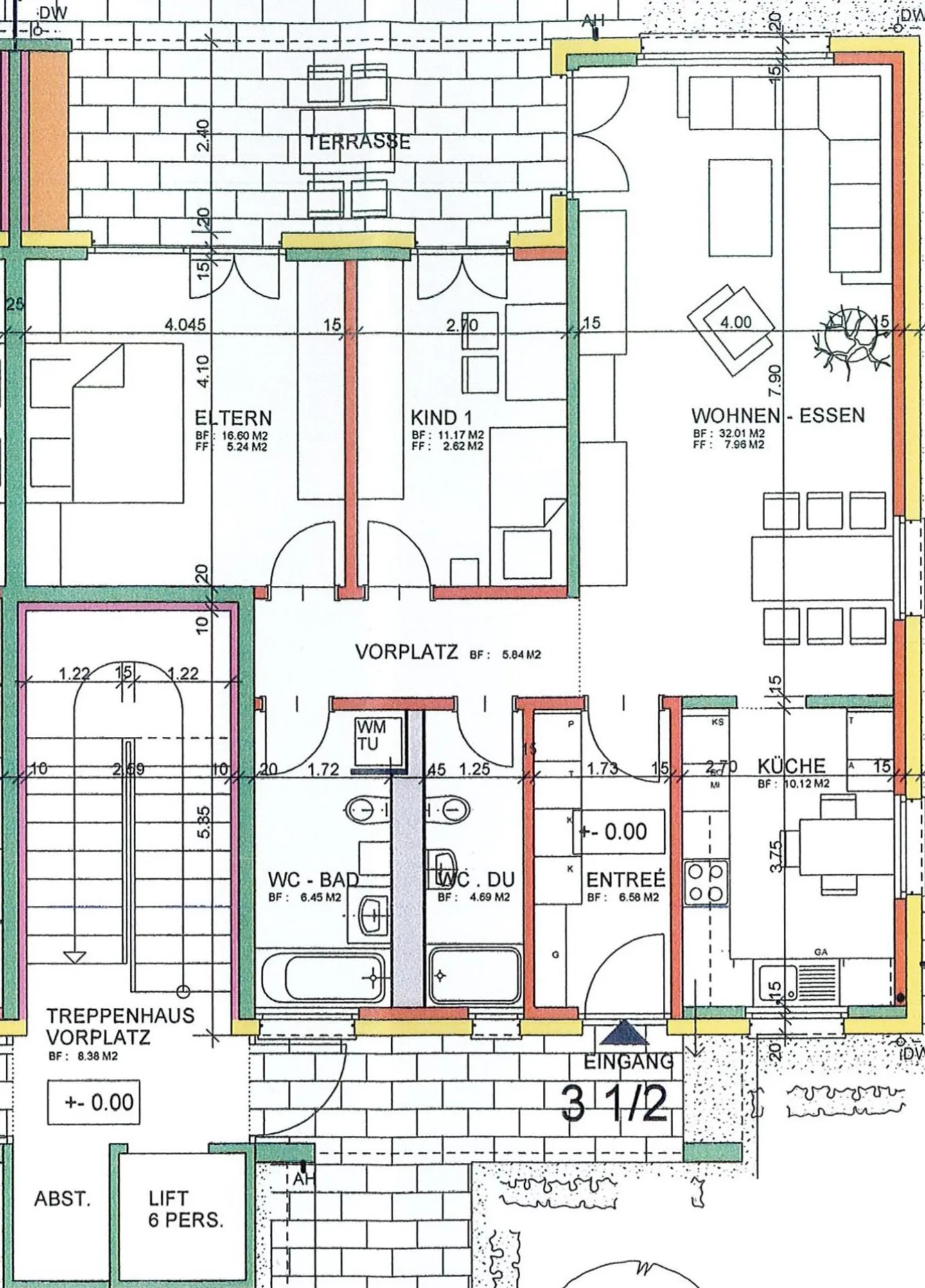 Appartement au rez-de-chaussée de 3,5 pièces à Krauchthal - Photo 7 sur 7