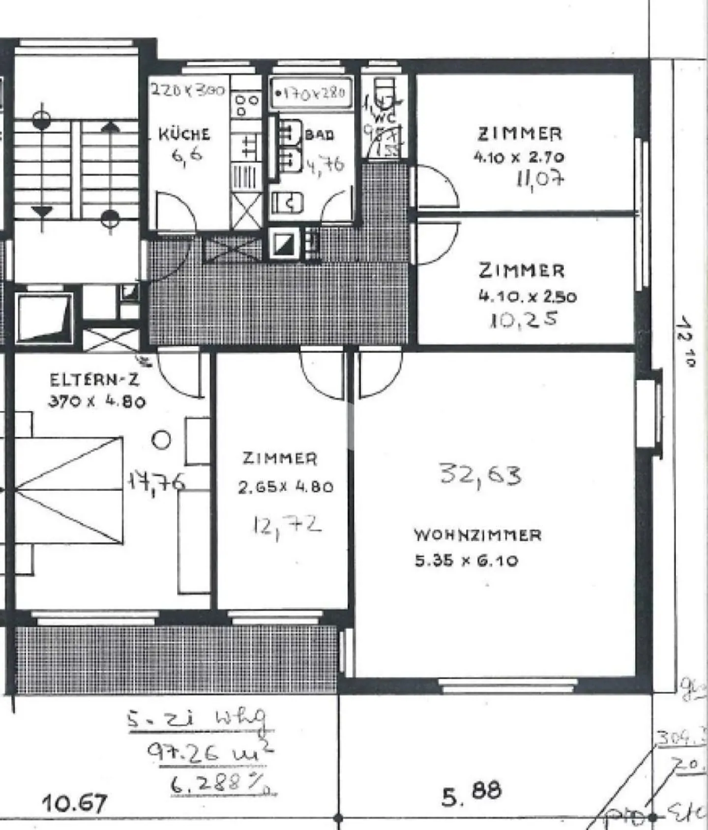 5-Zimmer-Wohnung im 4. Stock zu vermieten in Fribourg - Foto 11 von 11