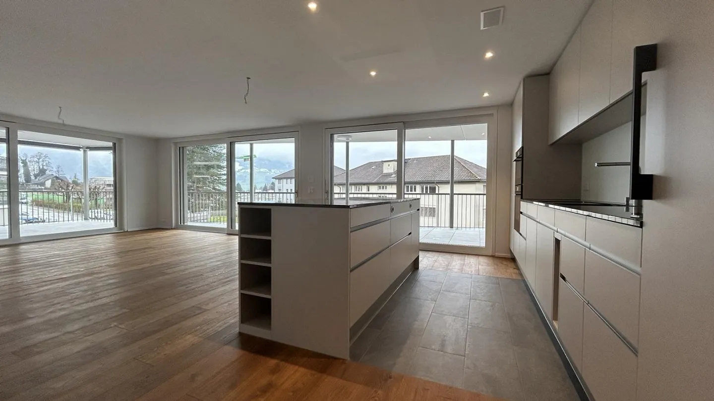 First rental: Bright and exclusive 5.5 room new apartment in ownership standard - Photo 2 of 8