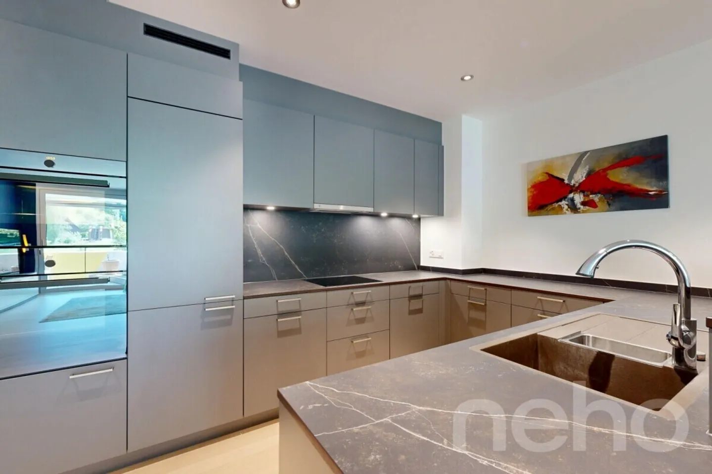 Appartement moderne de 4,5 pièces avec vue sur la verdure - Photo 4 sur 12