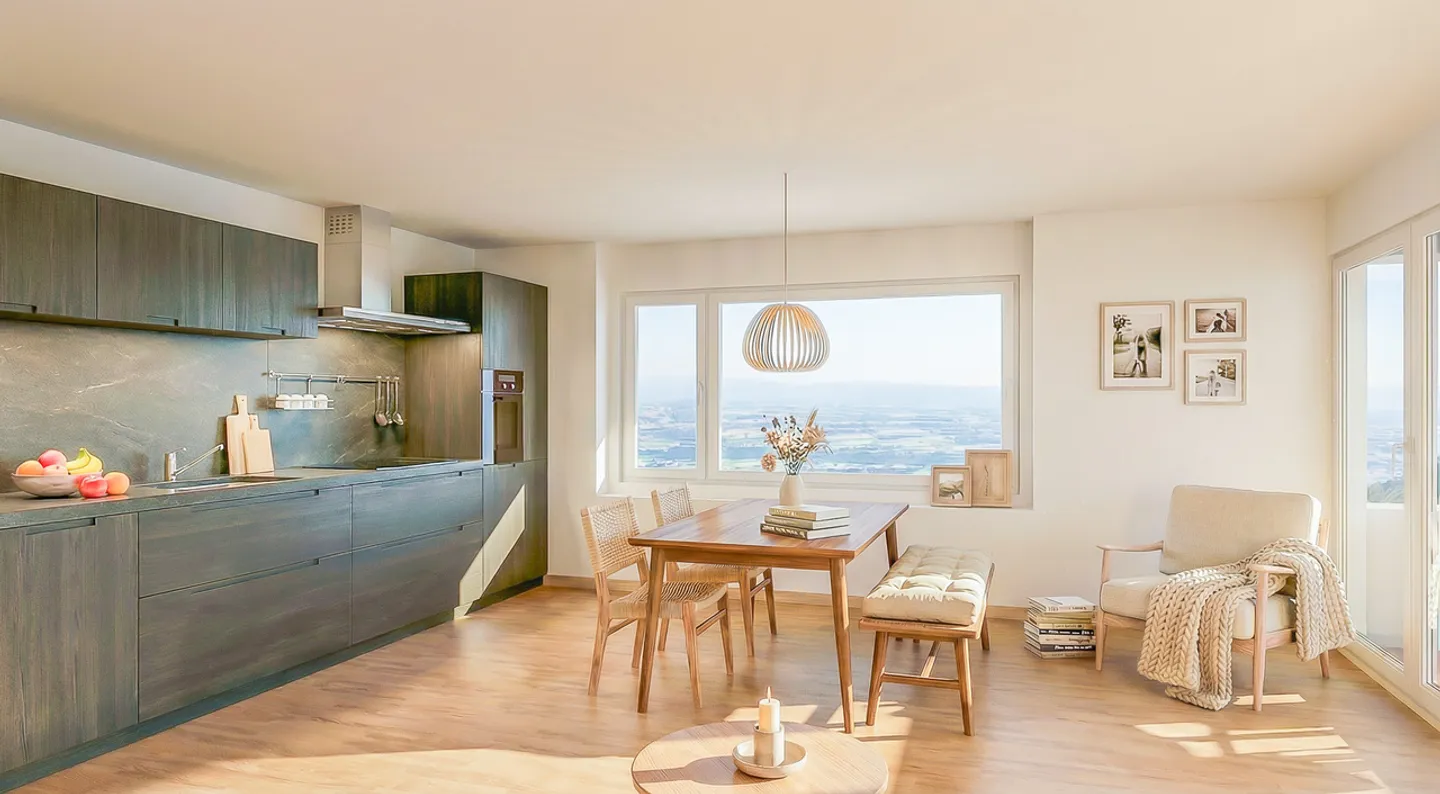 New PPE Apartment with 3.5 Rooms Living in the Sun, Above the Fog - Photo 3 of 11