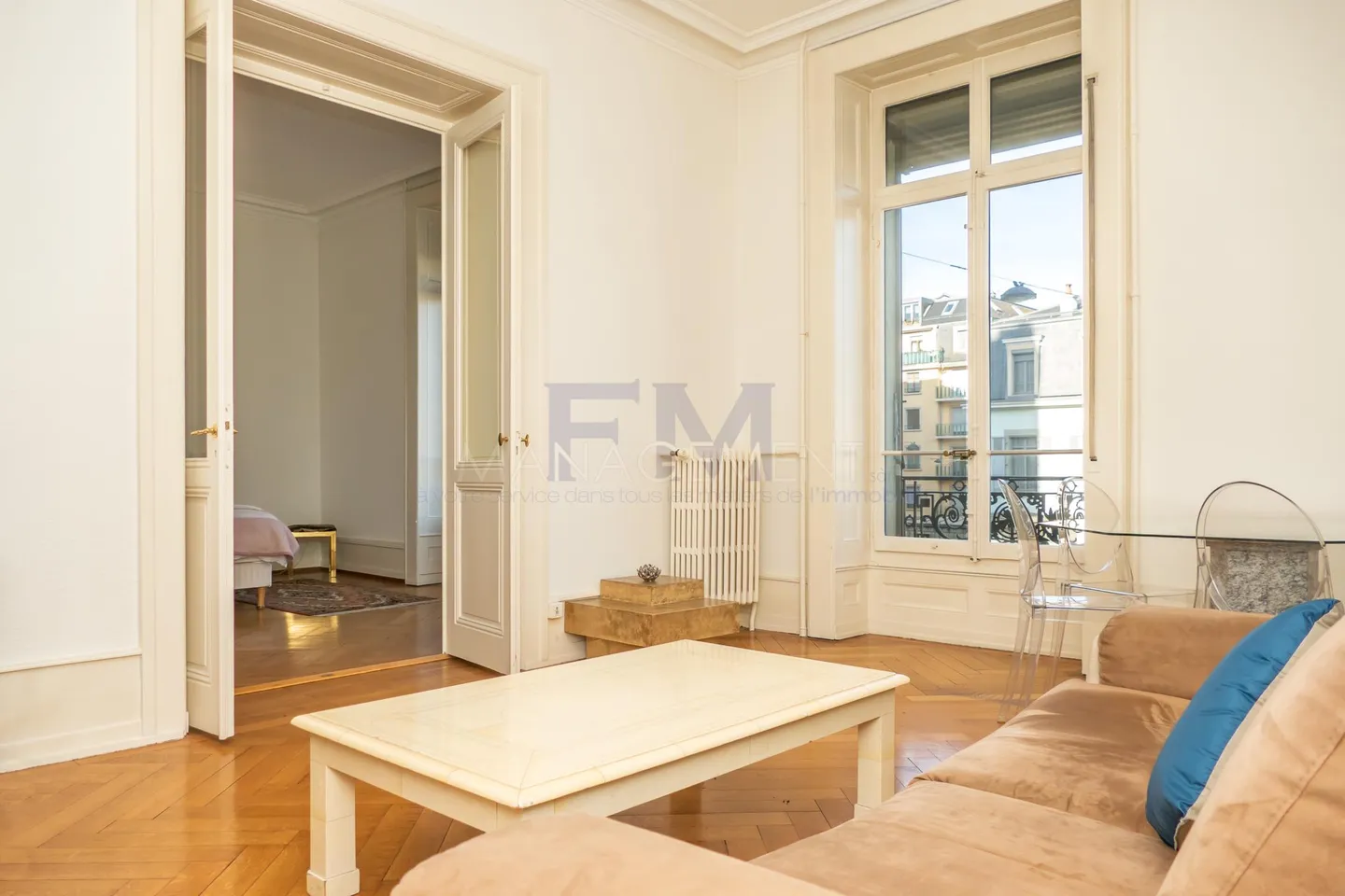 Florissant/Malagnou, Bvd des Tranchées - 3 Zimmer von ca. 70m2 im 1. Stock - Foto 2 von 7