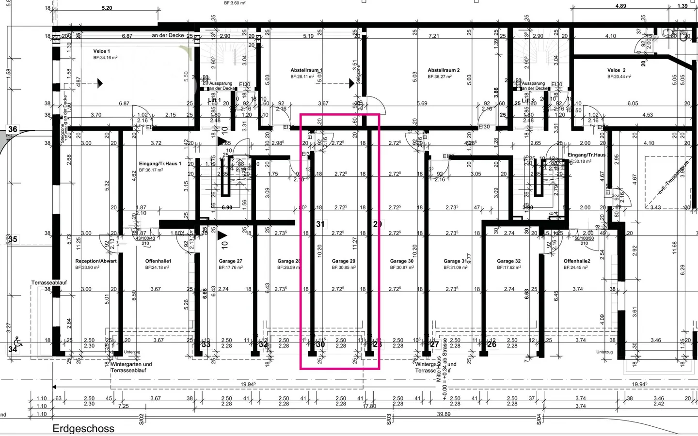 Double garage for rent in a central location in Naters - Photo 2 of 2