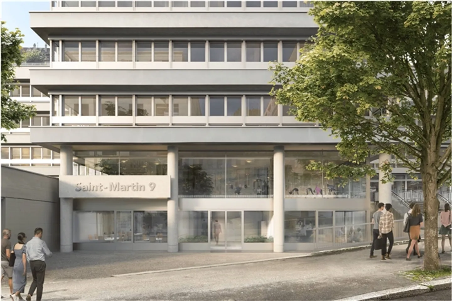 125 m² and 202 m² – magnificent offices in the center of Lausanne, completely renovated - Photo 5 of 5