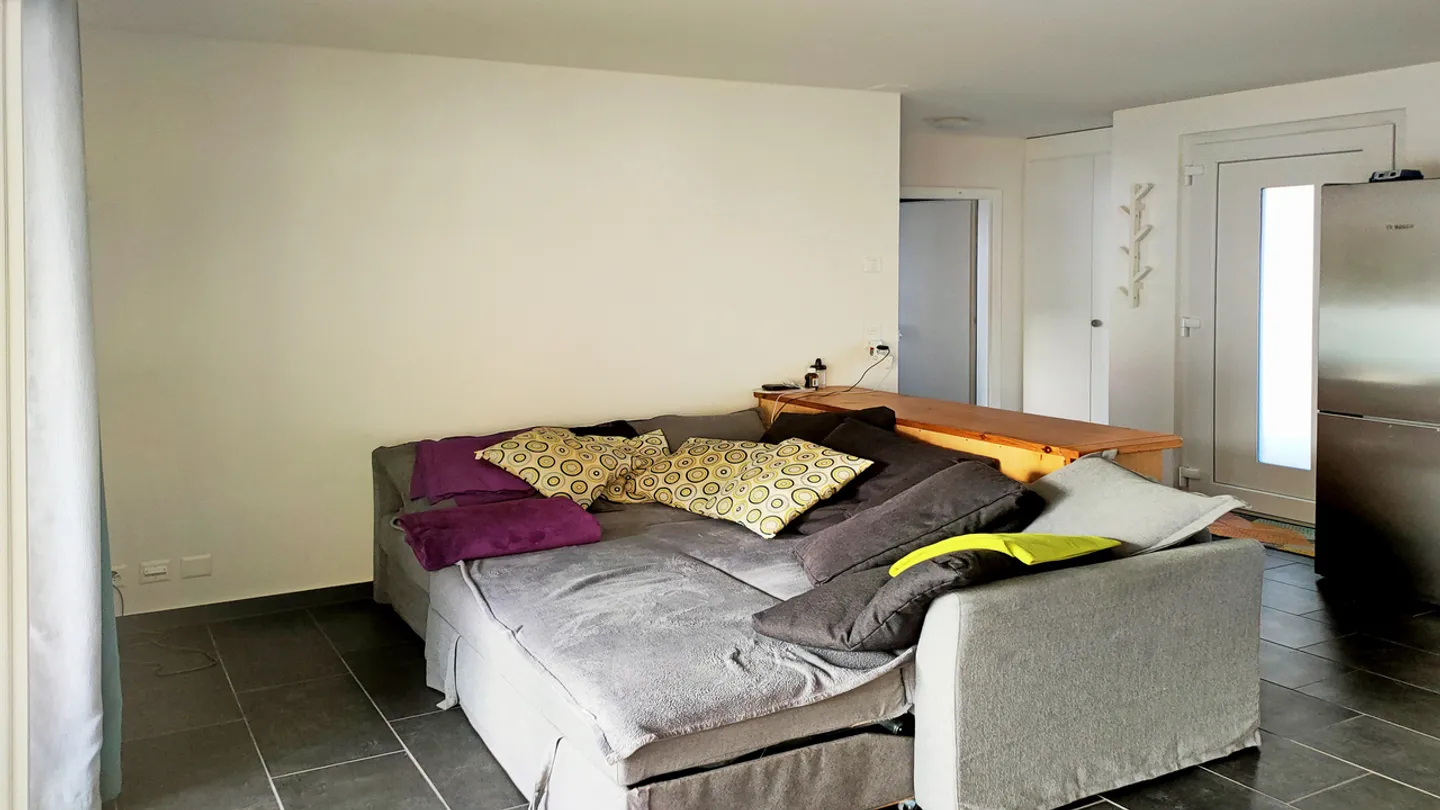 FOR RENT MAGNIFICENT 2.5 ROOM APARTMENT IN SALQUENEN - SIERRE - Photo 3 of 7